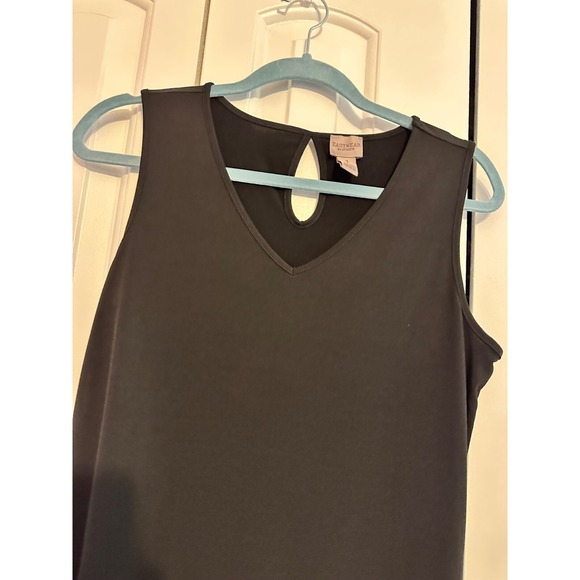 EasyWear‎ by Chico's black tank dress size 1 / Women's M/8 - Picture 5 of 7